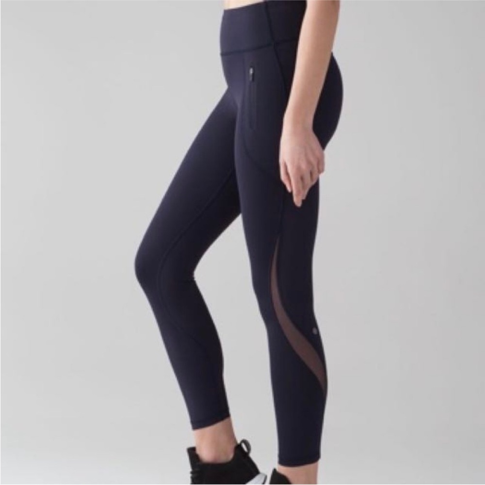 Lululemon Invigorate 7/8 Tight Midnight Navy size 8 - Picture 2 of 9